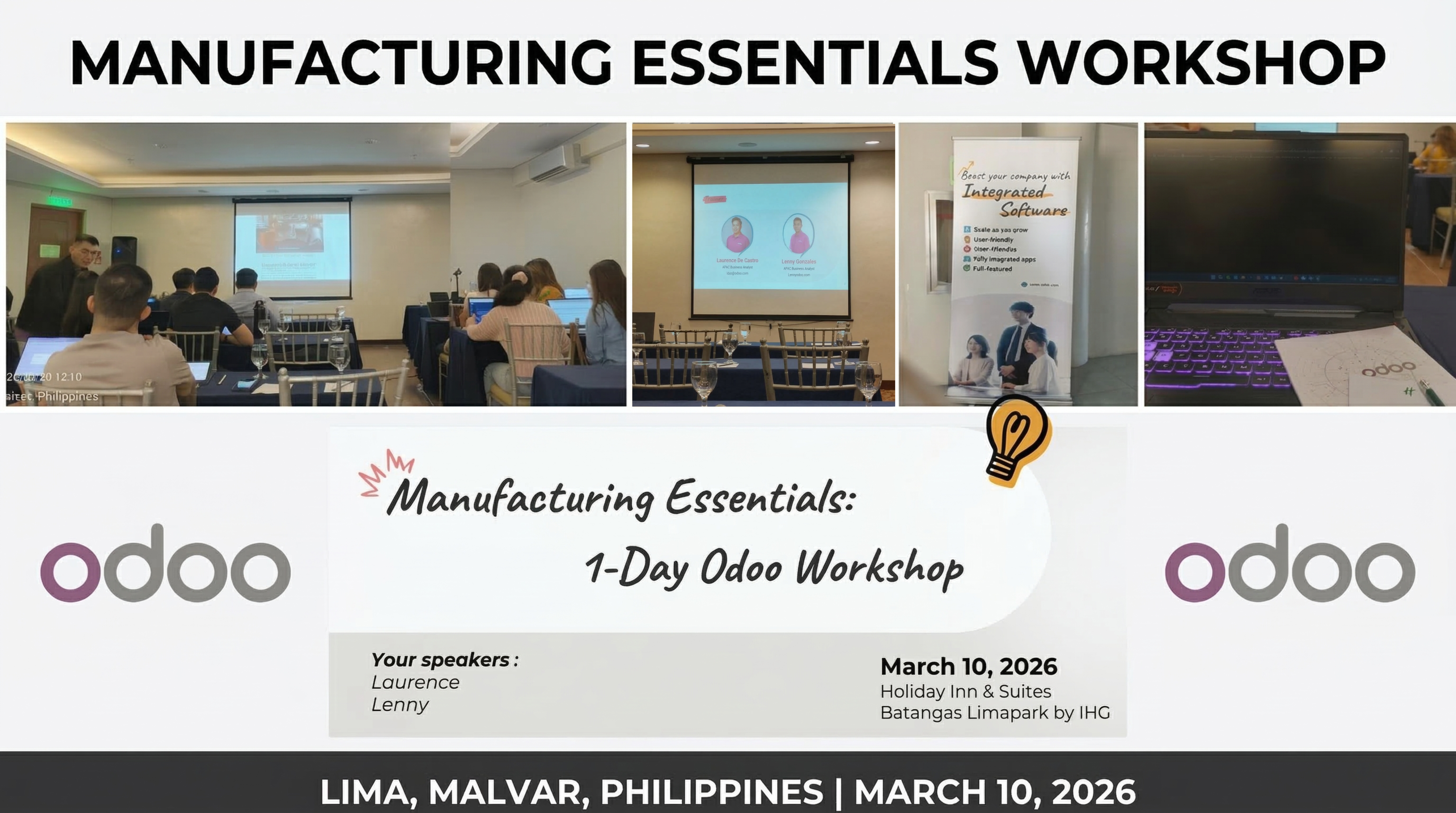 Revolutionizing Production: Highlights from the Odoo Manufacturing Essentials Workshop